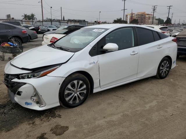 TOYOTA PRIUS PRIM 2021 white  hybrid engine JTDKAMFP4M3183392 photo #1