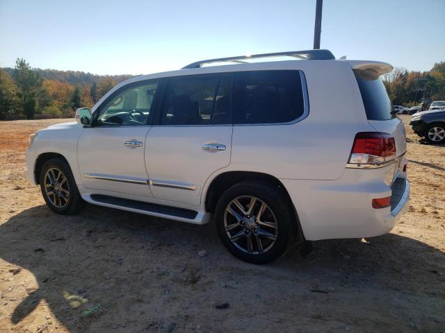 LEXUS LX 570 2014 white 4dr spor gas JTJHY7AX7E4132542 photo #3