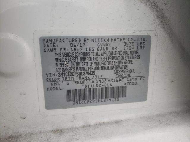 2017 NISSAN VERSA NOTE - 3N1CE2CP3HL379435