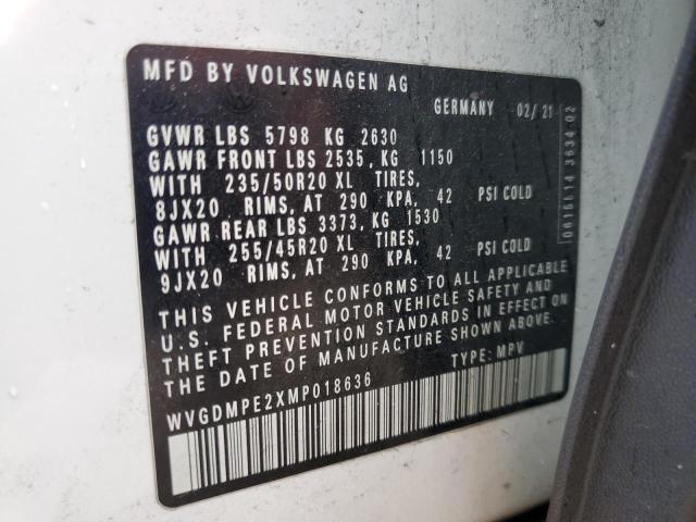 2021 VOLKSWAGEN ID.4 FIRST WVGDMPE2XMP018636