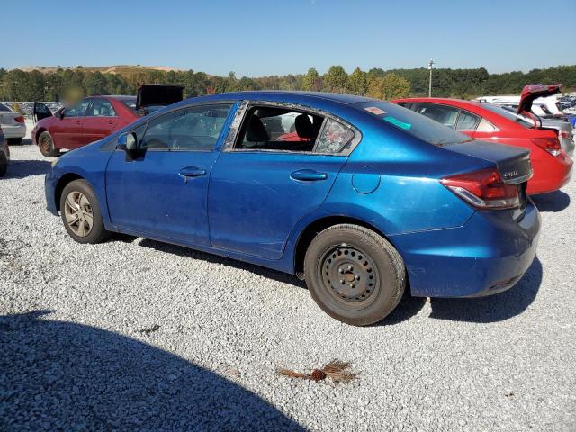 HONDA CIVIC LX 2013 blue sedan 4d gas 19XFB2F55DE030465 photo #3