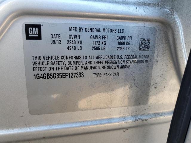 VIN 1G4GB5G35EF127333 2014 Buick Lacrosse no.12