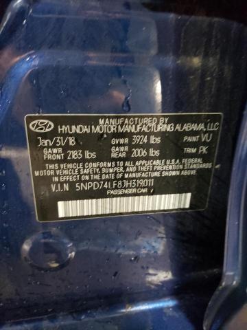 2018 HYUNDAI ELANTRA SE - 5NPD74LF8JH319011