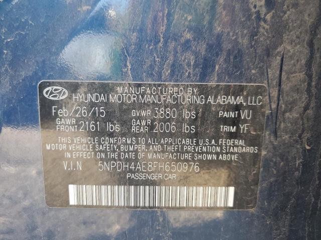 2015 HYUNDAI ELANTRA SE - 5NPDH4AE8FH650976