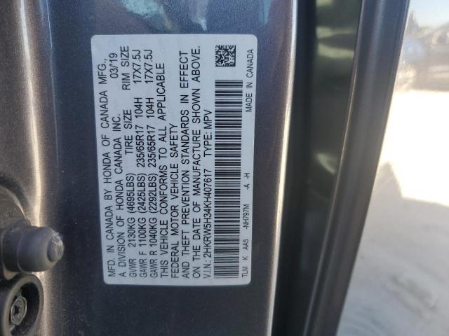 2019 HONDA CR-V LX - 2HKRW5H34KH407617
