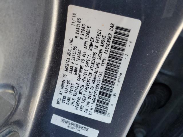 2017 HONDA ACCORD SPO - 1HGCR2F59HA097790