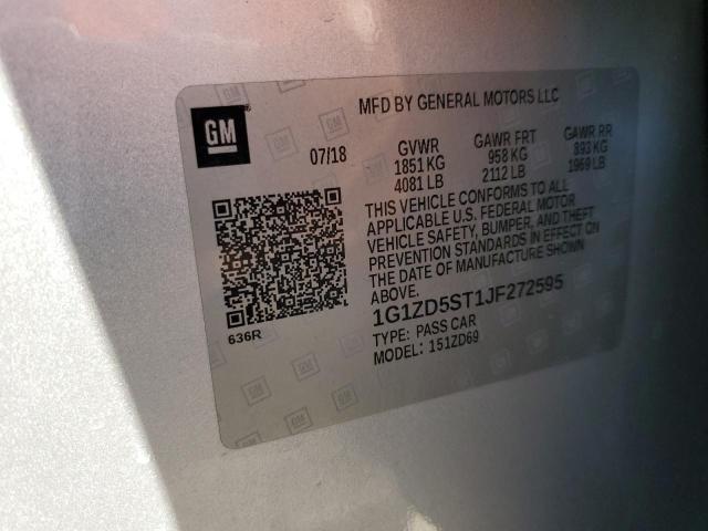 2018 CHEVROLET MALIBU LT - 1G1ZD5ST1JF272595