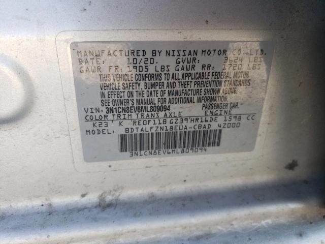 2021 NISSAN VERSA SV - 3N1CN8EV6ML809094