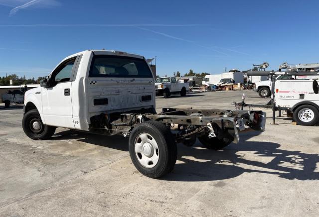 FORD F150 2009 white pickup gas 1FTRF12849KB67641 photo #4