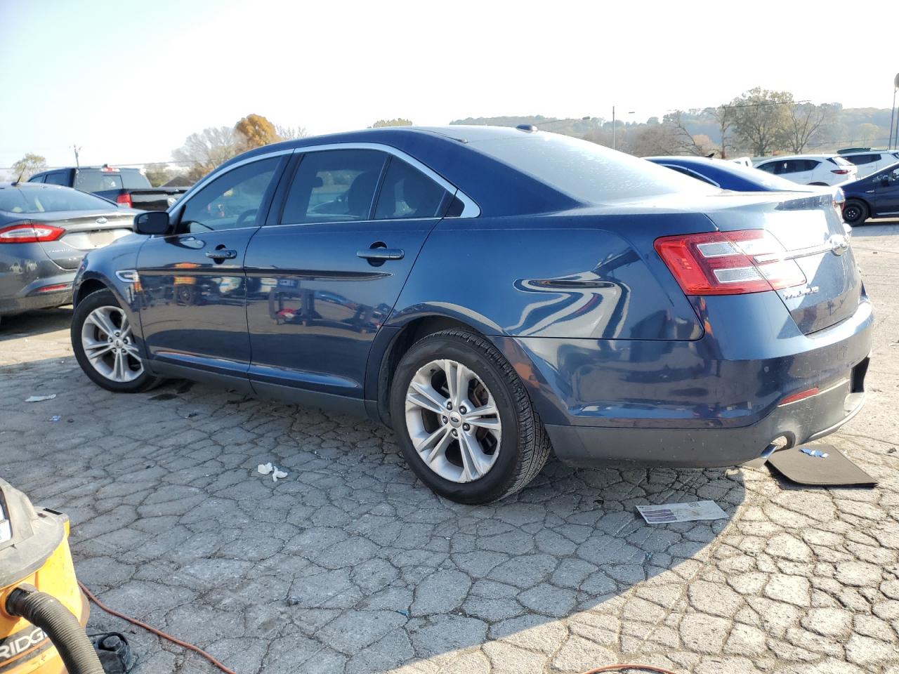 FORD TAURUS SEL 2016 blue  gas 1FAHP2E88GG109256 photo #3