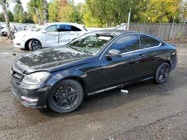 MERCEDES-BENZ C 350 2012 black  gas WDDGJ5HBXCF736238 photo #1