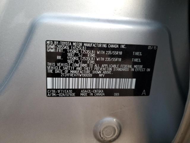 2015 TOYOTA RAV4 LIMIT - 2T3YFREV7FW190099