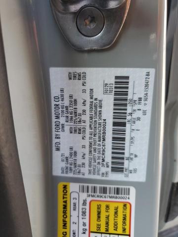 2021 FORD BRONCO SPO - 3FMCR9C67MRB00024