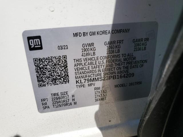 2023 CHEVROLET TRAILBLAZE - KL79MMS23PB164209