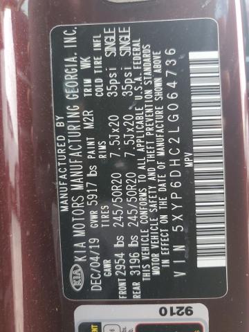 2020 KIA TELLURIDE - 5XYP6DHC2LG064736