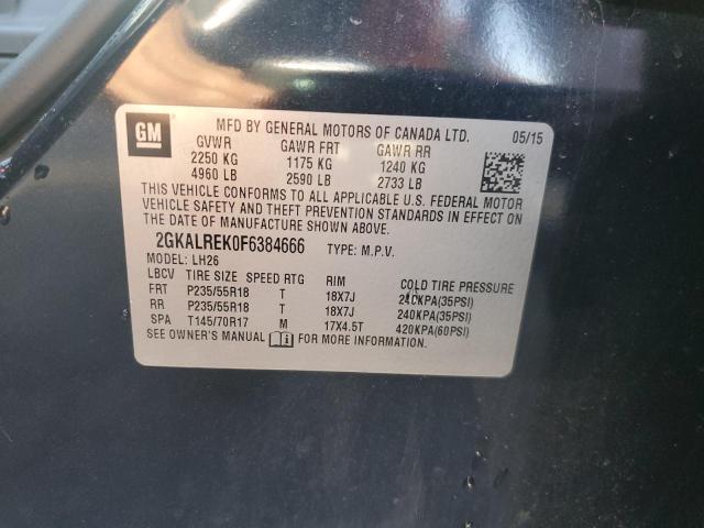 VIN 2GKALREK0F6384666 2015 GMC TERRAIN no.13