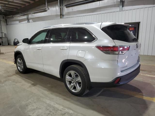 TOYOTA HIGHLANDER 2016 white  gas 5TDDKRFHXGS227071 photo #3