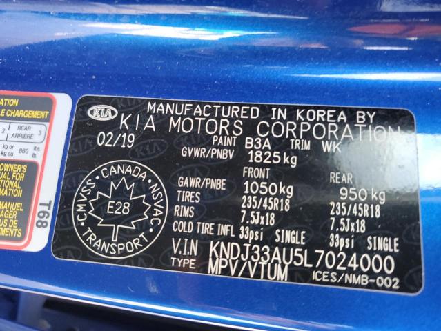 2020 KIA SOUL EX - KNDJ33AU5L7024000