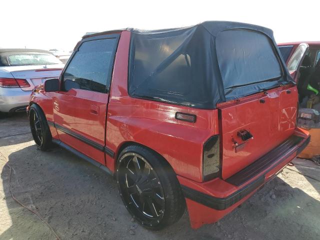 GEO TRACKER 1990 red  gas 2CNBJ18U7L6220617 photo #3