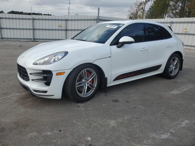 PORSCHE MACAN TURB 2015 white  gas WP1AF2A50FLB96939 photo #1