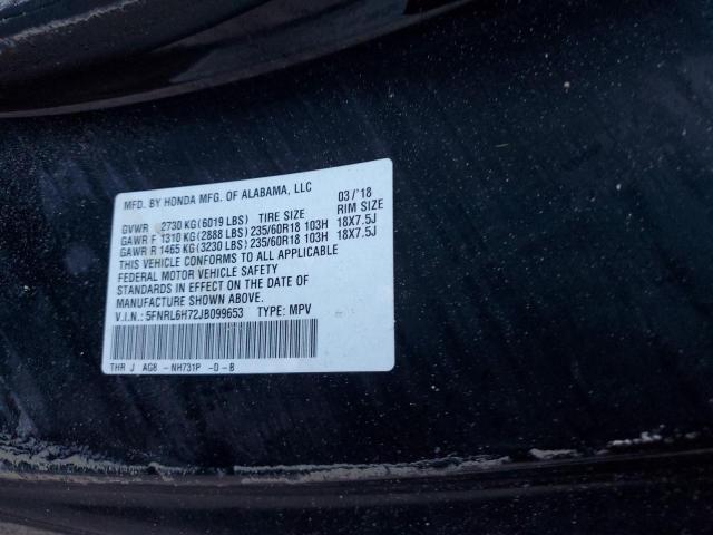 5FNRL6H72JB099653 2018 HONDA All Models