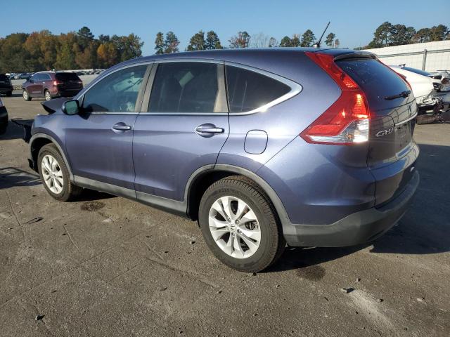 HONDA CR-V EX 2012 blue  gas 5J6RM3H5XCL033081 photo #3