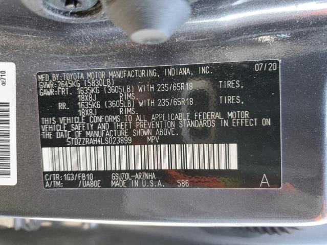 VIN 5TDZZRAH4LS023899 2020 Toyota Highlander, L no.13