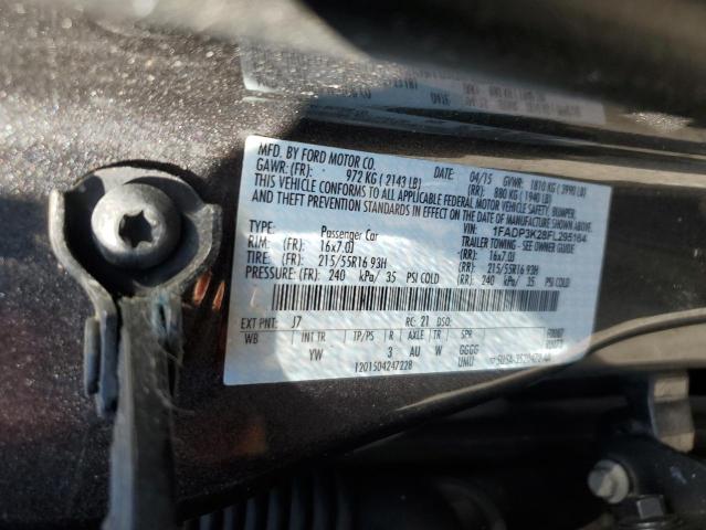 2015 FORD FOCUS SE - 1FADP3K28FL295164