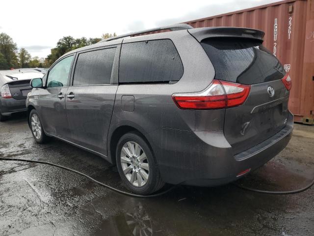 TOYOTA SIENNA XLE 2016 gray  gas 5TDDK3DC5GS139369 photo #3