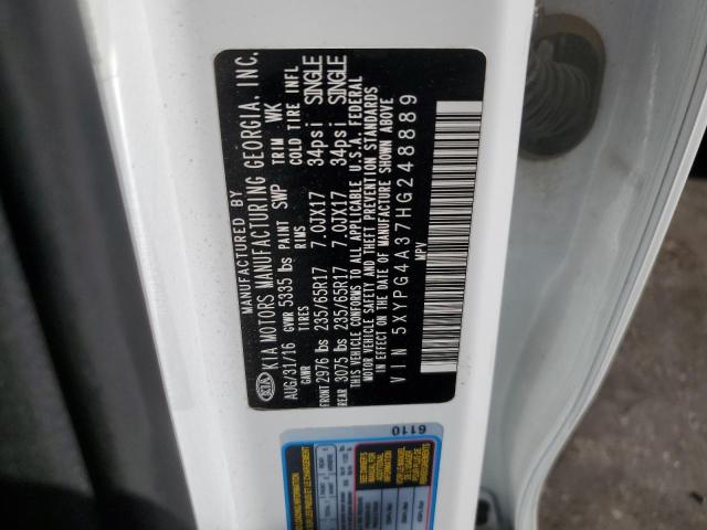 2017 KIA SORENTO LX - 5XYPG4A37HG248889