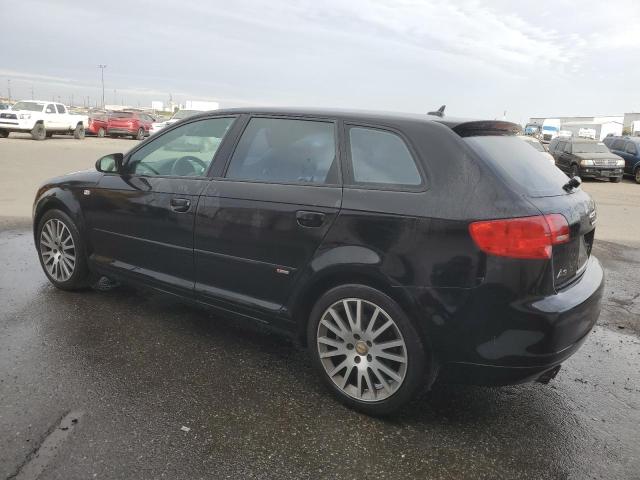 AUDI A3 2 2007 black  gas WAUHF78P07A126694 photo #3