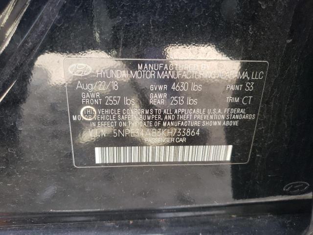 2019 HYUNDAI SONATA LIM - 5NPE34AB3KH733864