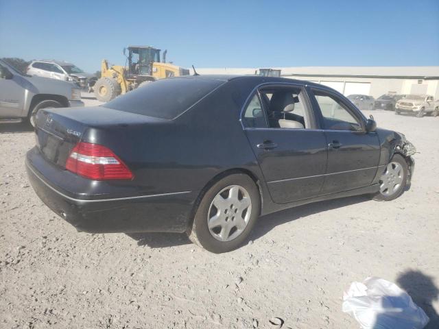 LEXUS LS 430 2004 black  gas JTHBN36F740167127 photo #4