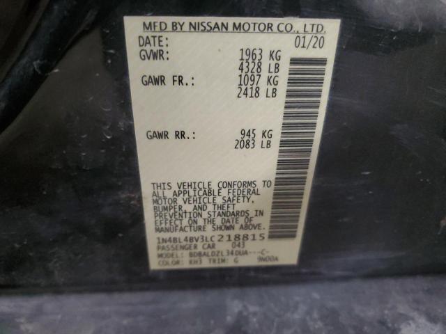 2020 NISSAN ALTIMA S - 1N4BL4BV3LC218815