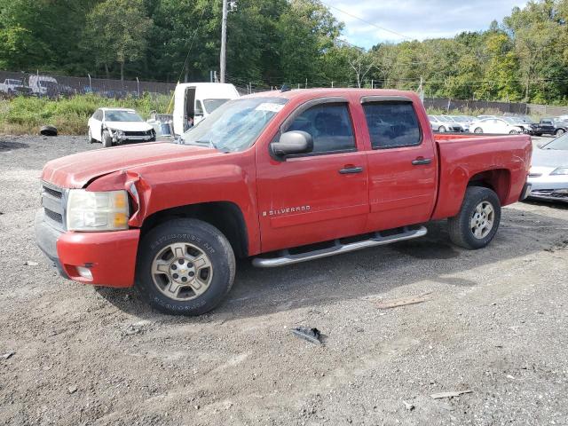 CHEVROLET SILVERADO 2007 red crew pic gas 2GCEC13C971729850 photo #1