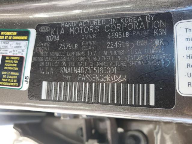 2015 KIA CADENZA PR - KNALN4D71F5186301