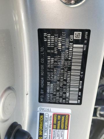 2020 HONDA CLARITY JHMZC5F13LC002533
