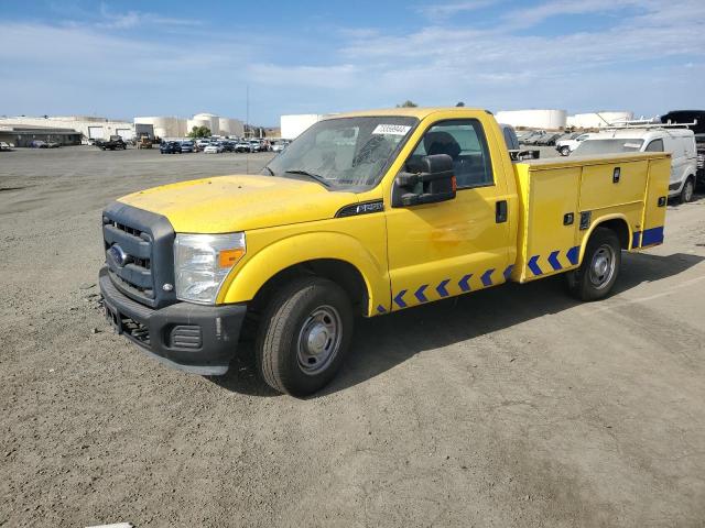 FORD F250 SUPER 2016 yellow pickup gas 1FDBF2A69GEB88502 photo #1