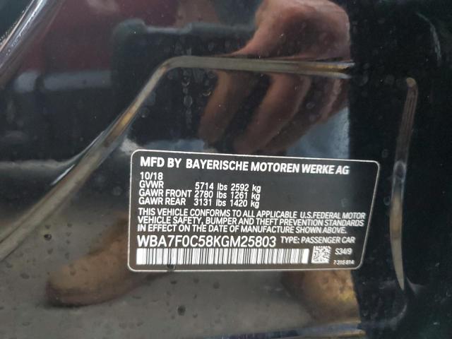 2019 BMW 750 I - WBA7F0C58KGM25803