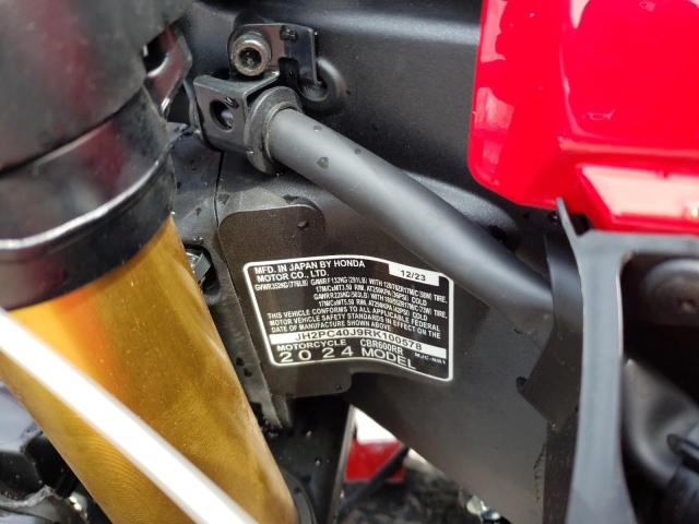 2024 HONDA CBR600 RR - JH2PC40J9RK100578
