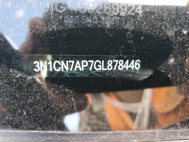 2016 NISSAN VERSA S - 3N1CN7AP7GL878446