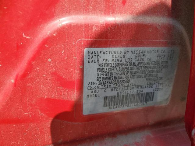 2018 NISSAN SENTRA S - 3N1AB7AP2JL622769