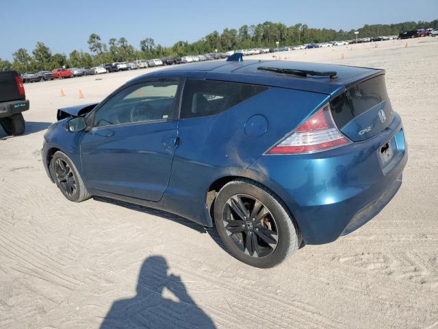 HONDA CR-Z 2015 blue  hybrid engine JHMZF1D41FS003462 photo #3