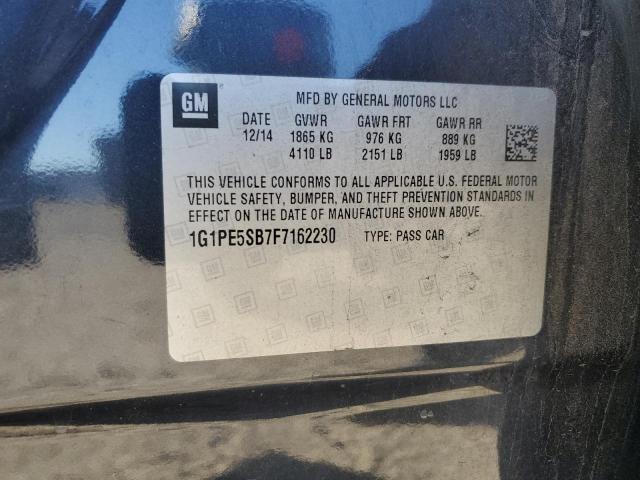 2015 CHEVROLET CRUZE LT - 1G1PE5SB7F7162230