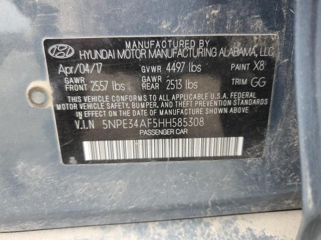 2017 HYUNDAI SONATA SPO - 5NPE34AF5HH585308