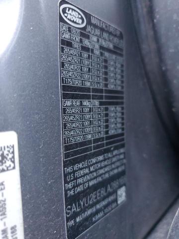 2020 LAND ROVER RANGE ROVE - SALYU2EE8LA288168