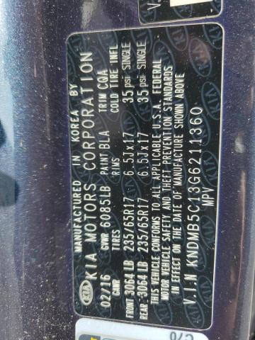 2016 KIA SEDONA LX - KNDMB5C13G6211360