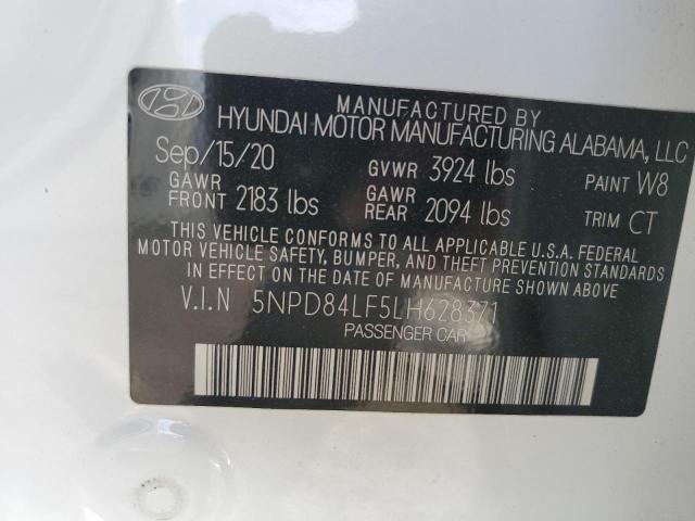 VIN 5NPD84LF5LH628371 2020 HYUNDAI ELANTRA no.13