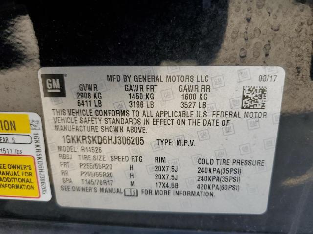 2017 GMC ACADIA LIM - 1GKKRSKD6HJ306205