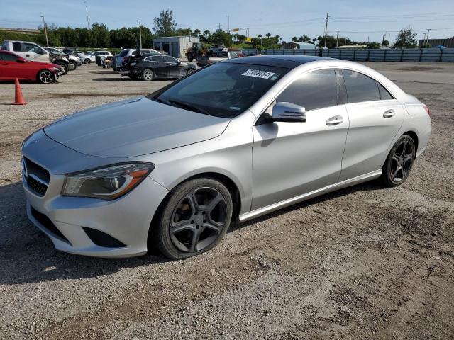 MERCEDES-BENZ CLA 250 2014 silver sedan 4d gas WDDSJ4EB9EN038057 photo #1